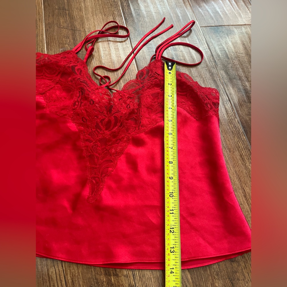 Victoria’s Secret vintage gold label women’s red lingerie pajama set-Medium - Picture 12 of 16
